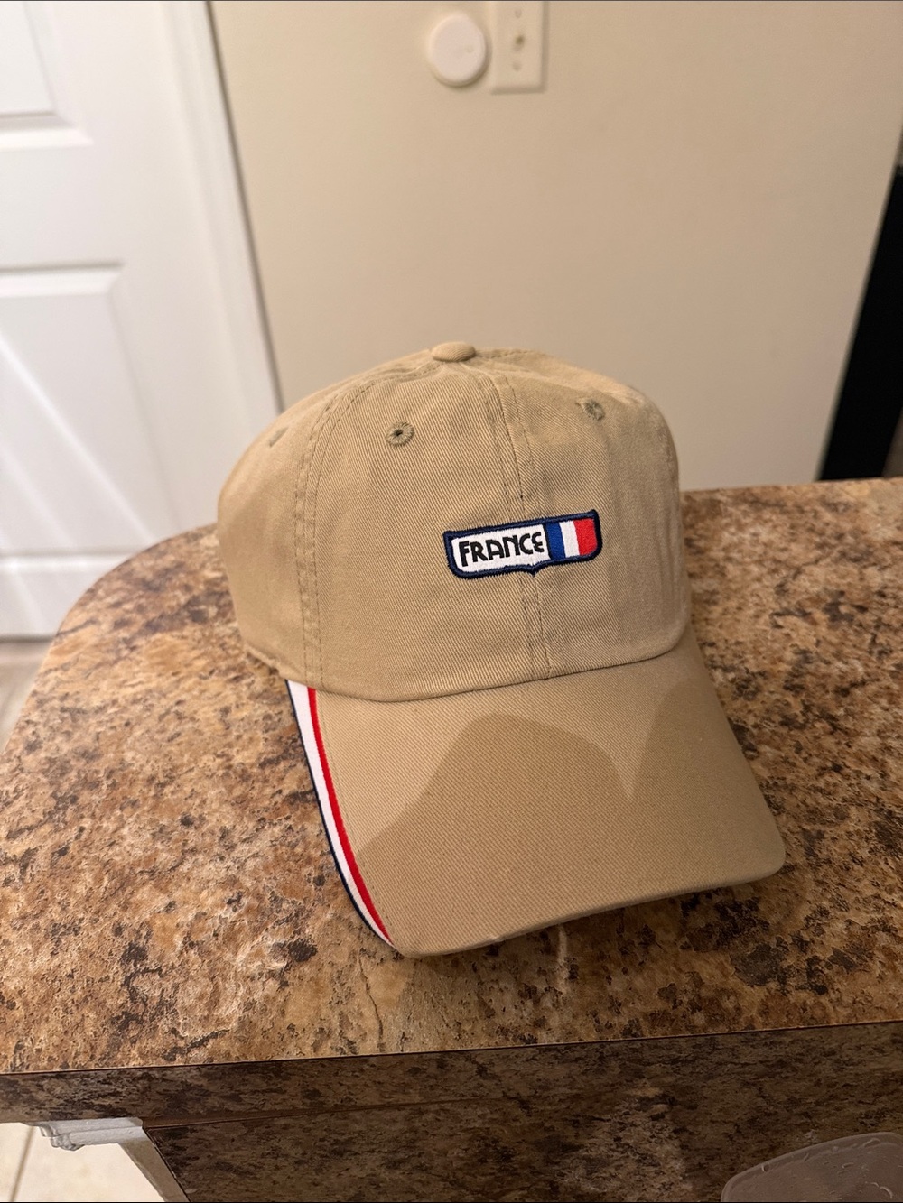 Beige 'France' Epcot Embroidered Cap